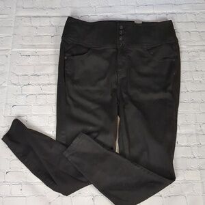 Torrid feel the fit 4 button black corset skinny jeans size 12R